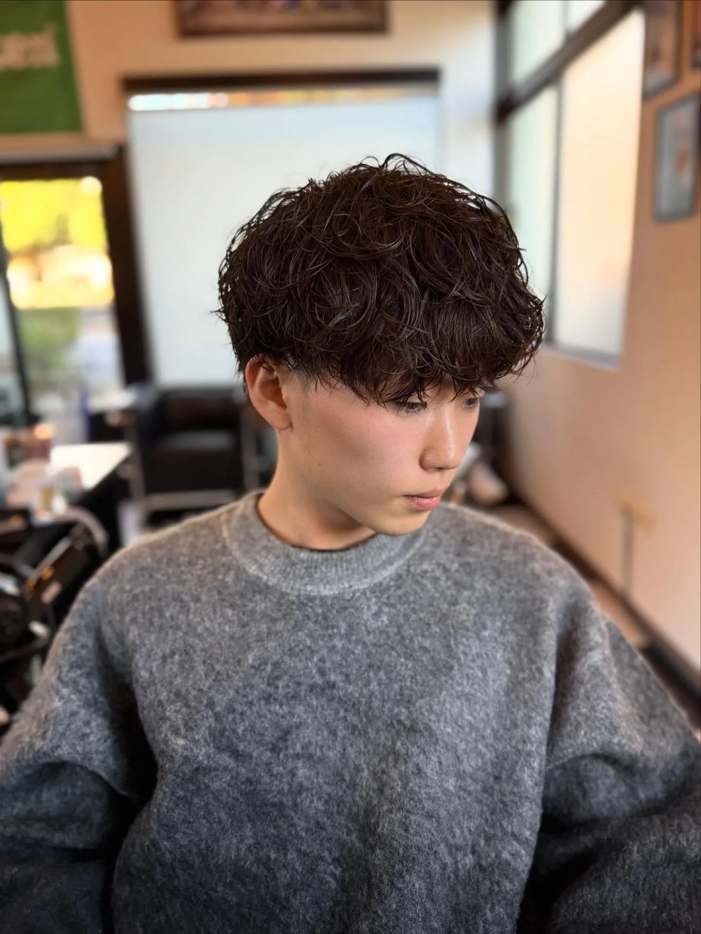 【シャドウパーマ】