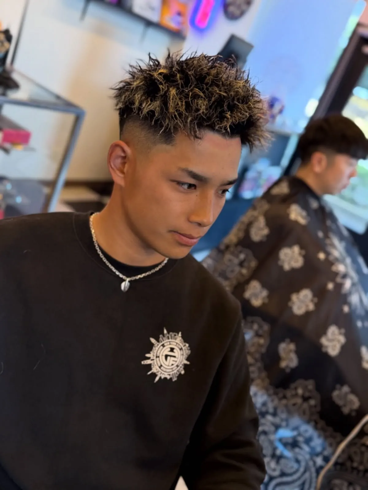 【佐世保メンズメッシュパーマ】